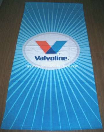 100% Cotton Velour Full Size Reactive Printed Beach Towel